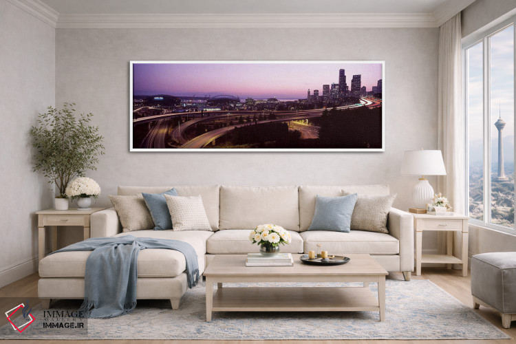تابلو دکوراتیو Seattle, King County, Washington State, USA 2010,شهر رو… اثر پانورامیک ایمجز - D5W