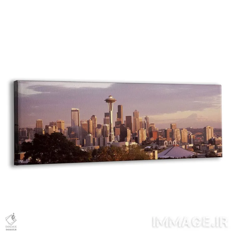 تابلو دکوراتیو Seattle, King County, Washington State, USA,نمای شهر از… اثر پانورامیک ایمجز - نمای پرسپکتیو محصول
