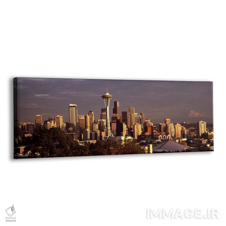 تابلو دکوراتیو Space Needle, Seattle, King County, Washington State, U… اثر پانورامیک ایمجز - نمای پرسپکتیو محصول
