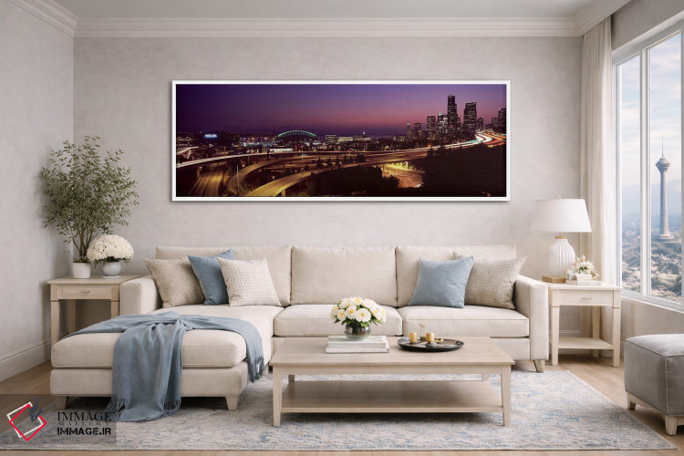تابلو دکوراتیو Seattle, King County, Washington State, USA 2010,شهر نو… اثر پانورامیک ایمجز - D4W