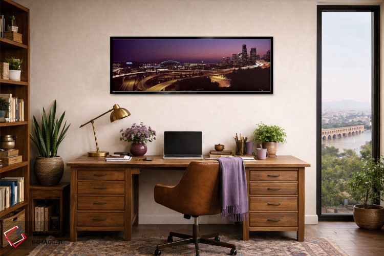 تابلو دکوراتیو Seattle, King County, Washington State, USA 2010,شهر نو… اثر پانورامیک ایمجز - D2B