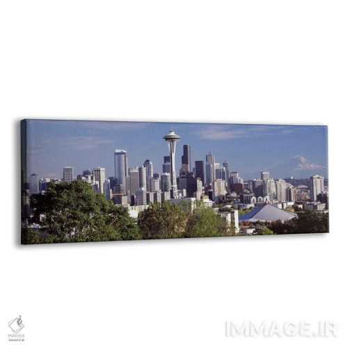 تابلو دکوراتیو Space Needle, Seattle, King County, Washington State, U… اثر پانورامیک ایمجز - نمای پرسپکتیو محصول