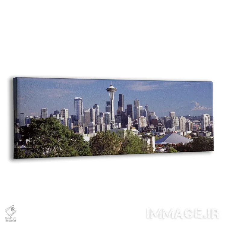 تابلو دکوراتیو Space Needle, Seattle, King County, Washington State, U… اثر پانورامیک ایمجز - نمای پرسپکتیو محصول