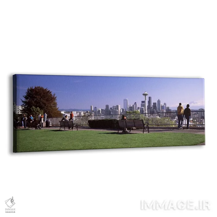 تابلو دکوراتیو Space Needle, Seattle, King County, Washington State, U… اثر پانورامیک ایمجز - نمای پرسپکتیو محصول