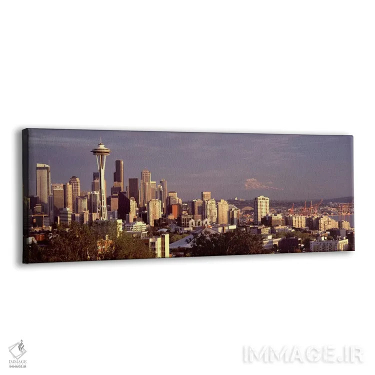 تابلو دکوراتیو Space Needle, Seattle, King County, Washington State, U… اثر پانورامیک ایمجز - نمای پرسپکتیو محصول