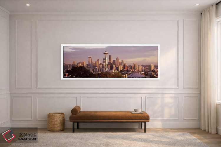تابلو دکوراتیو Seattle, King County, Washington State, USA,نمای شهر از… اثر پانورامیک ایمجز - D1W