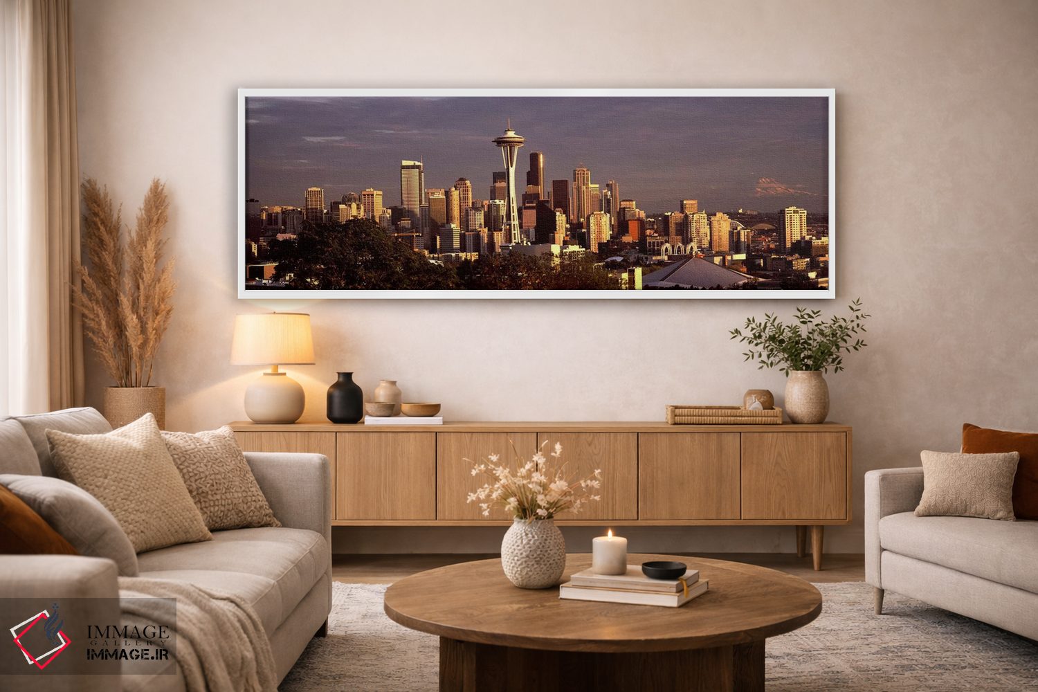 تابلو دکوراتیو Space Needle, Seattle, King County, Washington State, U… اثر پانورامیک ایمجز - D3W