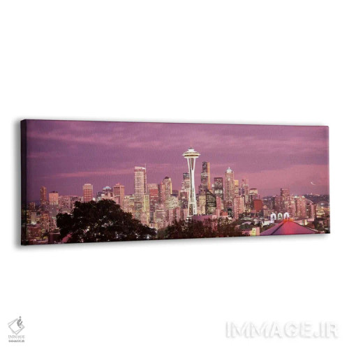تابلو دکوراتیو Space Needle, Seattle, King County, Washington State, U… اثر پانورامیک ایمجز - نمای پرسپکتیو محصول