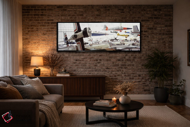 تابلو دکوراتیو Museum of Flight, Seattle, Washington State, USA,فضای د… اثر پانورامیک ایمجز - D3B