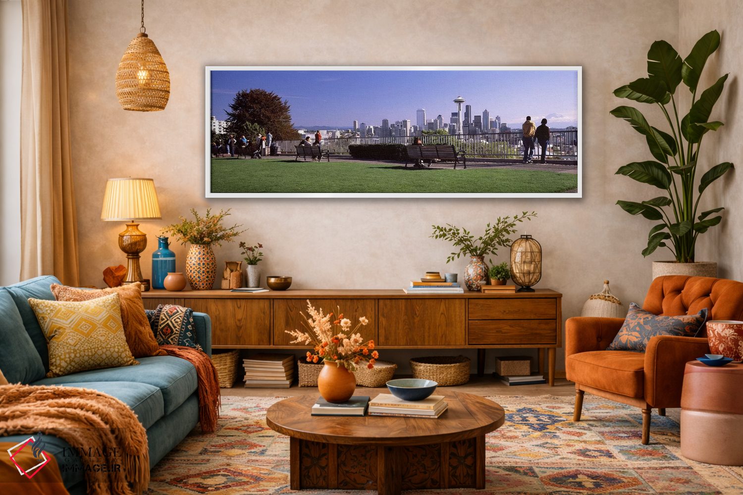 تابلو دکوراتیو Space Needle, Seattle, King County, Washington State, U… اثر پانورامیک ایمجز - D2W