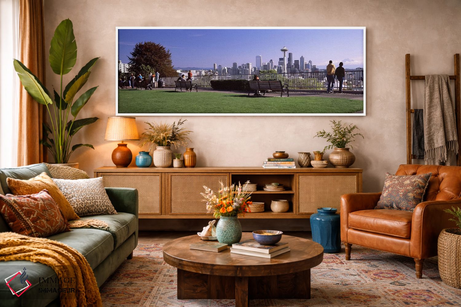 تابلو دکوراتیو Space Needle, Seattle, King County, Washington State, U… اثر پانورامیک ایمجز - D1W