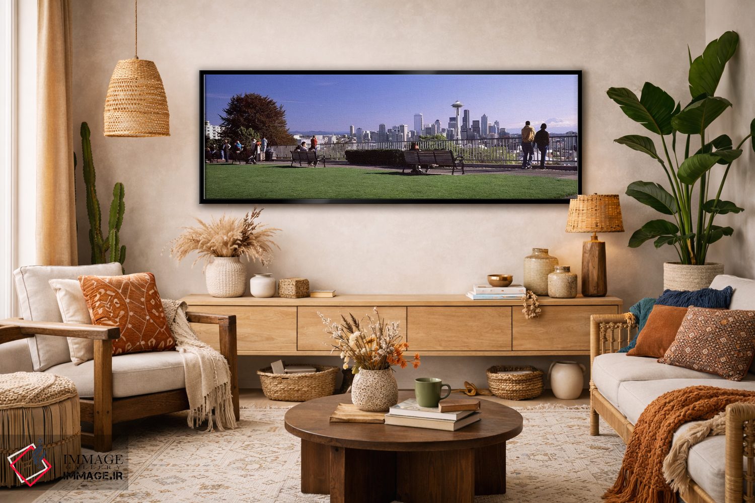 تابلو دکوراتیو Space Needle, Seattle, King County, Washington State, U… اثر پانورامیک ایمجز - D5B