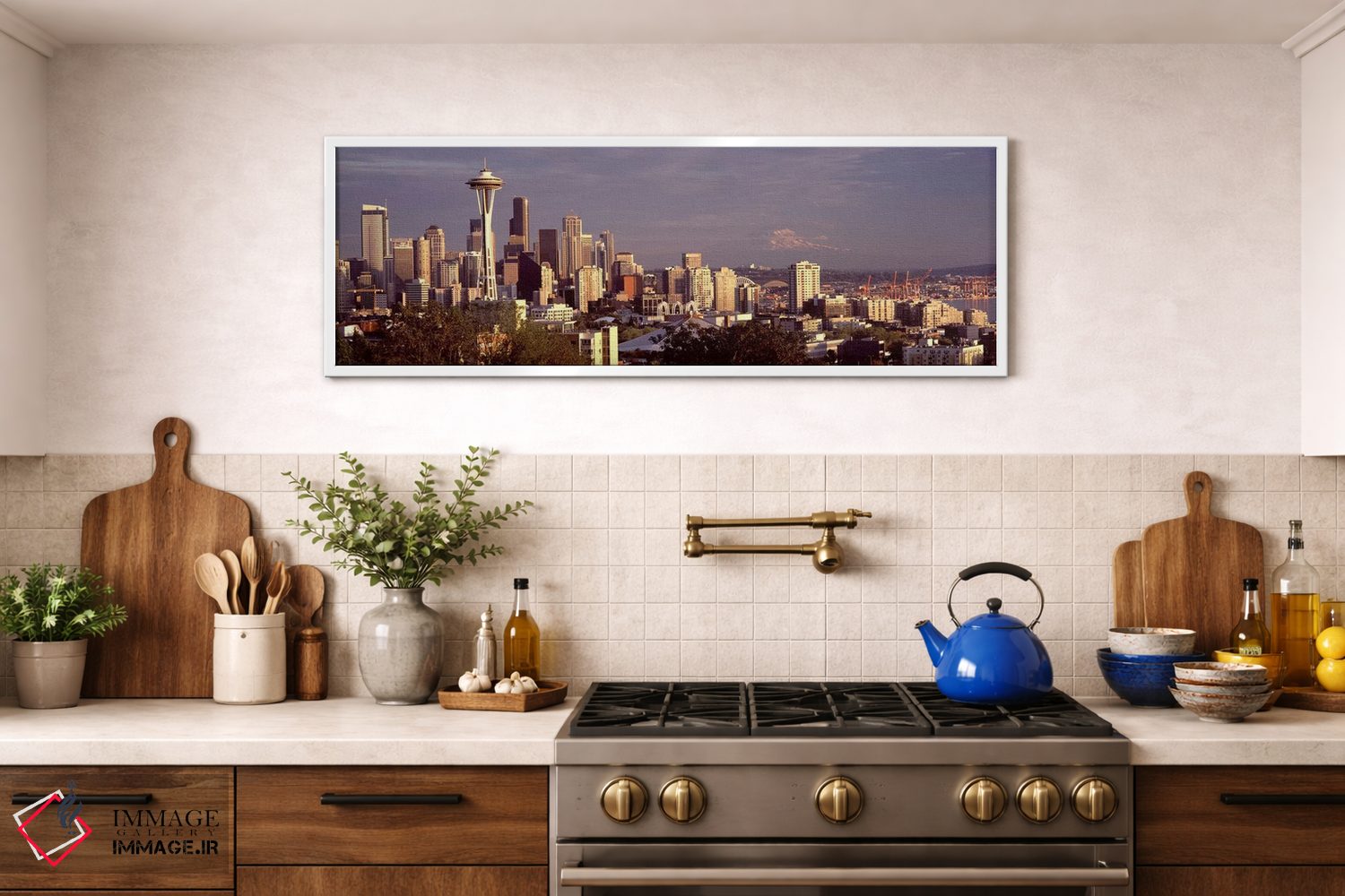 تابلو دکوراتیو Space Needle, Seattle, King County, Washington State, U… اثر پانورامیک ایمجز - D1W