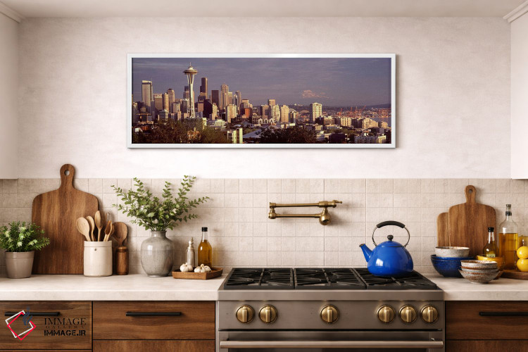 تابلو دکوراتیو Space Needle, Seattle, King County, Washington State, U… اثر پانورامیک ایمجز - D1W