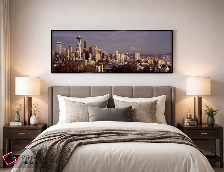 تابلو دکوراتیو Space Needle, Seattle, King County, Washington State, U… اثر پانورامیک ایمجز - D5B
