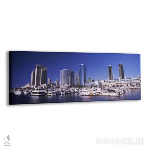 تابلو دکوراتیو San Diego, California, USA 2010,قایق ها در بندر، سن دیگ… اثر پانورامیک ایمجز - نمای پرسپکتیو محصول