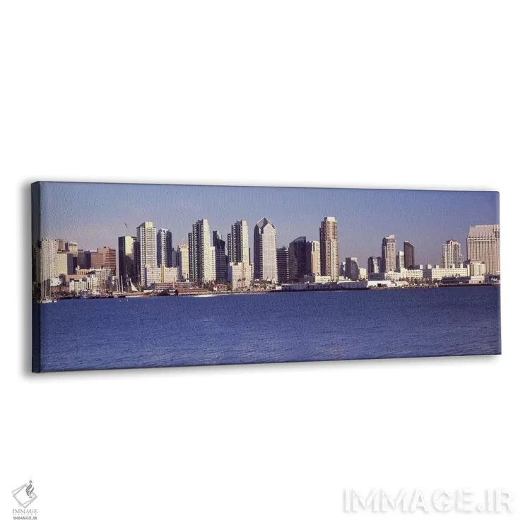 تابلو دکوراتیو San Diego, California, USA 2010 #2,ساختمان ها در کنار آ… اثر پانورامیک ایمجز - نمای پرسپکتیو محصول