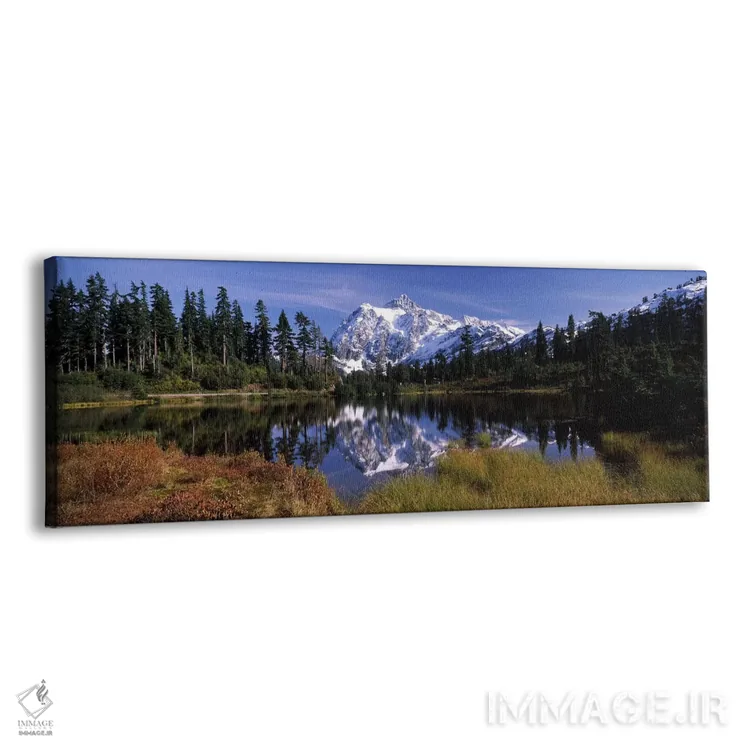 تابلو دکوراتیو Mt Shuksan, Picture Lake, North Cascades National Park… اثر پانورامیک ایمجز - نمای پرسپکتیو محصول