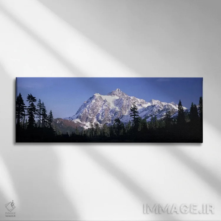 تابلو دکوراتیو Mt Shuksan, Picture Lake, North Cascades National Park… اثر پانورامیک ایمجز - نمای روبهرو روی دیوار