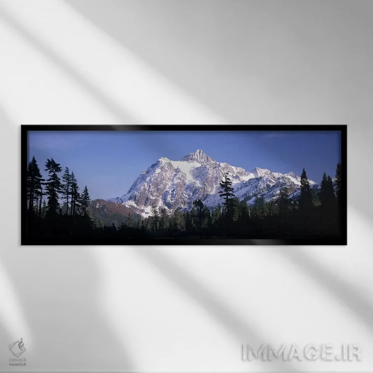 تابلو دکوراتیو Mt Shuksan, Picture Lake, North Cascades National Park… اثر پانورامیک ایمجز - نمای قابدار مشکی