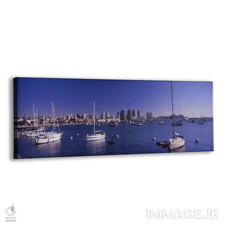تابلو دکوراتیو San Diego, California, USA 2010,قایق های بادبانی در خلی… اثر پانورامیک ایمجز - نمای پرسپکتیو محصول