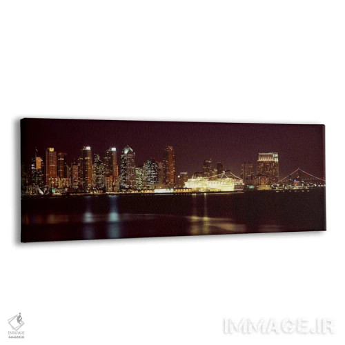 تابلو دکوراتیو San Diego, California, USA 2010 #4,ساختمان ها در کنار آ… اثر پانورامیک ایمجز - نمای پرسپکتیو محصول