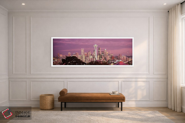 تابلو دکوراتیو Space Needle, Seattle, King County, Washington State, U… اثر پانورامیک ایمجز - D1W