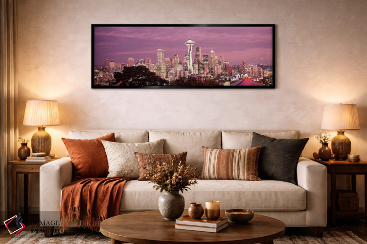 تابلو دکوراتیو Space Needle, Seattle, King County, Washington State, U… اثر پانورامیک ایمجز - D5B