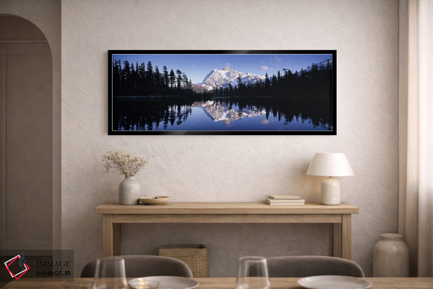 تابلو دکوراتیو Mt Shuksan, Picture Lake, North Cascades National Park… اثر پانورامیک ایمجز - D1B