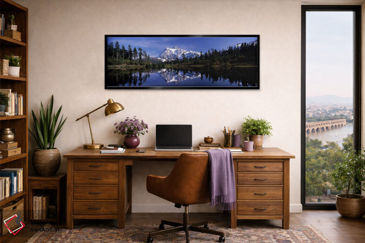 تابلو دکوراتیو Mt Shuksan, Picture Lake, North Cascades National Park… اثر پانورامیک ایمجز - D2B