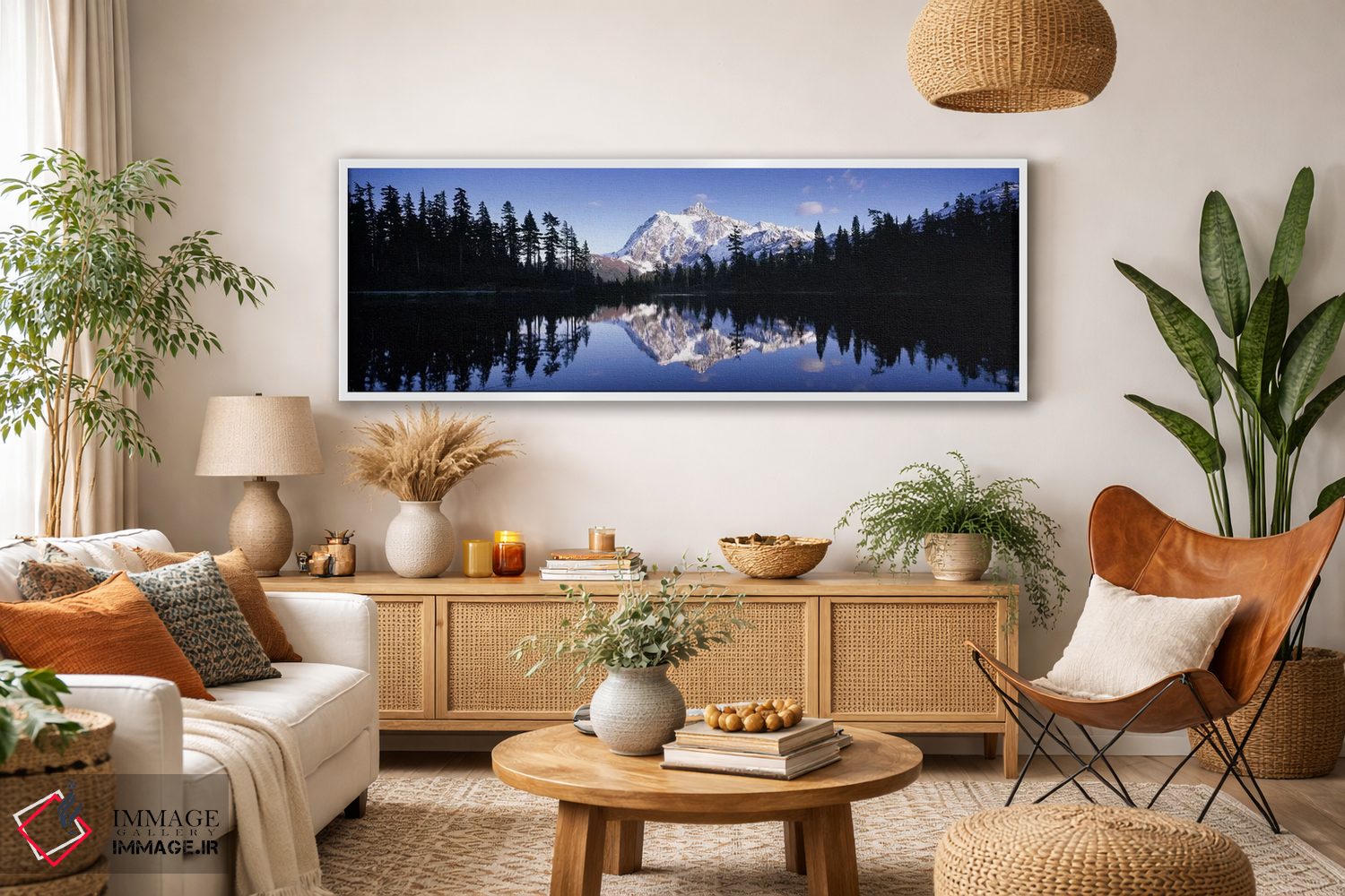 تابلو دکوراتیو Mt Shuksan, Picture Lake, North Cascades National Park… اثر پانورامیک ایمجز - D3W