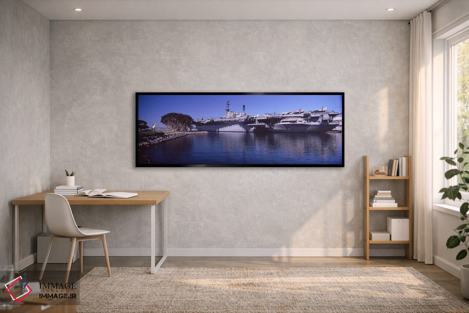 تابلو دکوراتیو San Diego Aircraft Carrier Museum, San Diego, Californi… اثر پانورامیک ایمجز - D2B