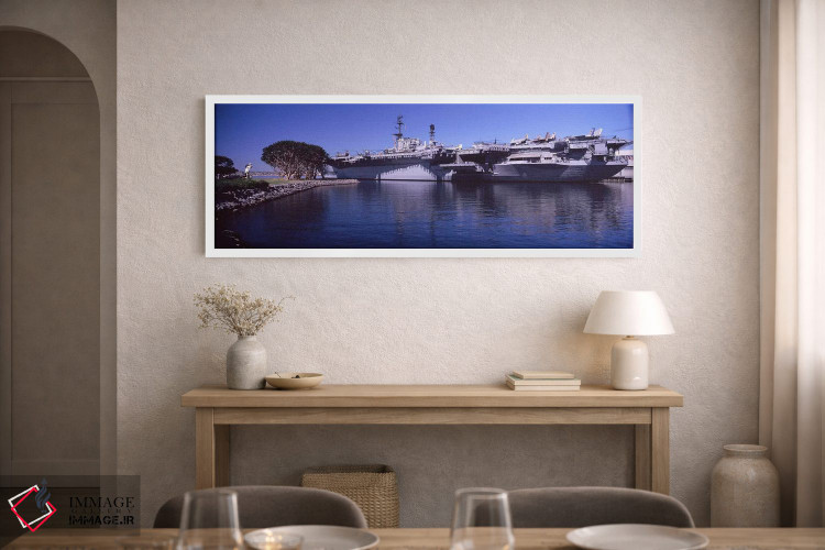 تابلو دکوراتیو San Diego Aircraft Carrier Museum, San Diego, Californi… اثر پانورامیک ایمجز - D1W