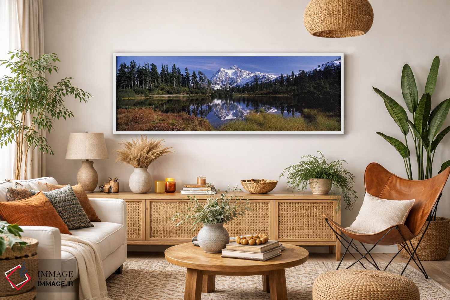 تابلو دکوراتیو Mt Shuksan, Picture Lake, North Cascades National Park… اثر پانورامیک ایمجز - D2W