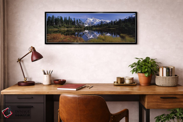 تابلو دکوراتیو Mt Shuksan, Picture Lake, North Cascades National Park… اثر پانورامیک ایمجز - D3B