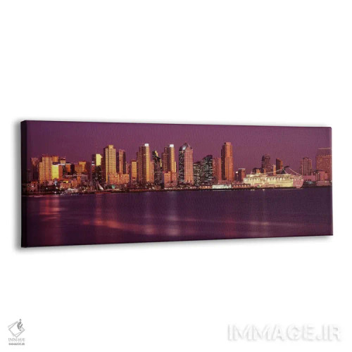 تابلو دکوراتیو San Diego, California, USA 2010 #5,ساختمان ها در کنار آ… اثر پانورامیک ایمجز - نمای پرسپکتیو محصول
