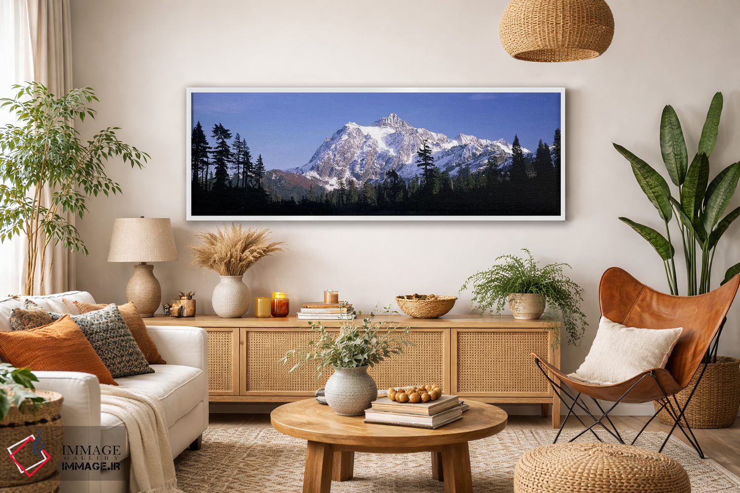 تابلو دکوراتیو Mt Shuksan, Picture Lake, North Cascades National Park… اثر پانورامیک ایمجز - D3W