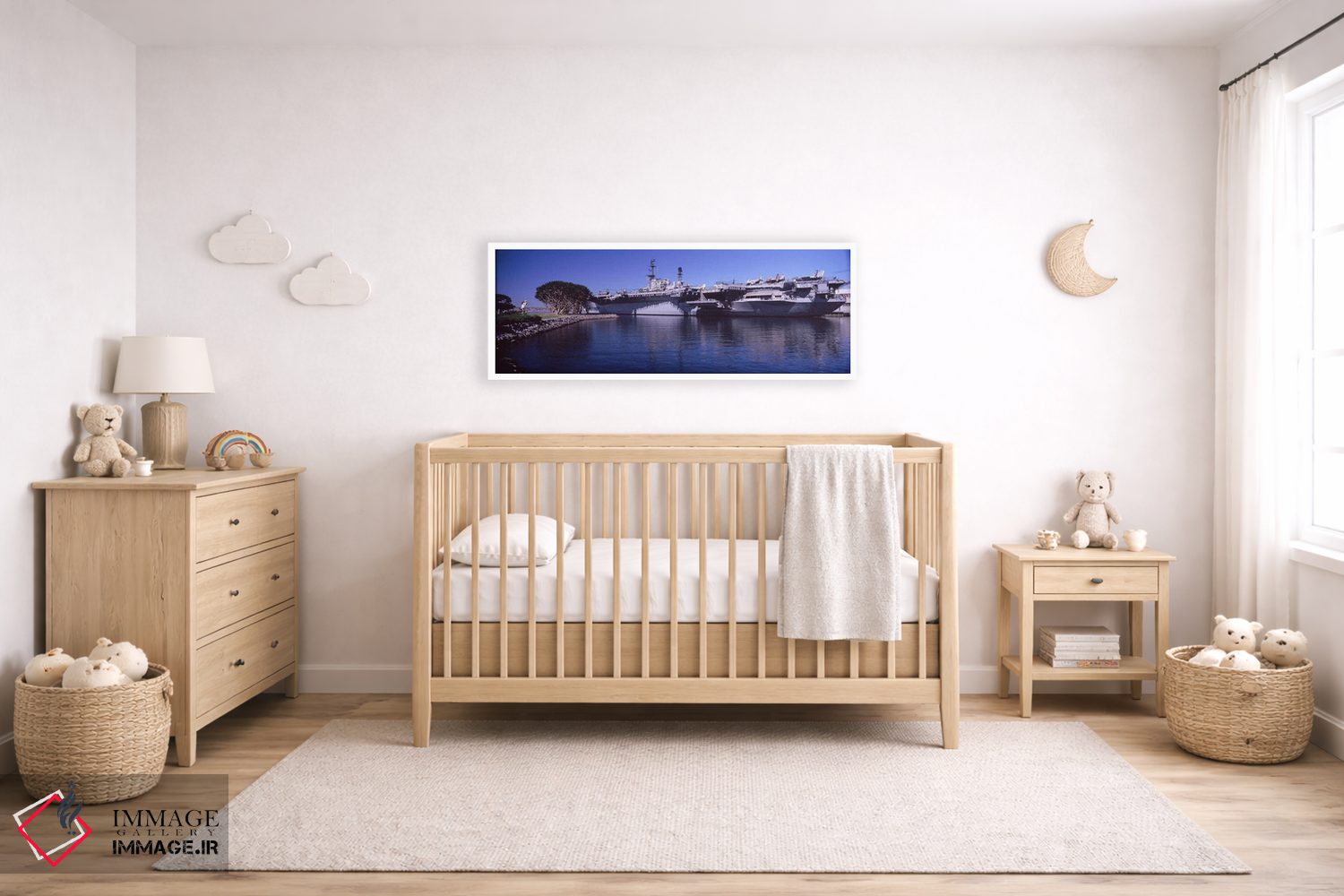 تابلو دکوراتیو San Diego Aircraft Carrier Museum, San Diego, Californi… اثر پانورامیک ایمجز - D6W