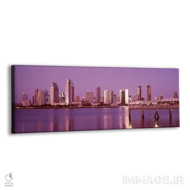 تابلو دکوراتیو San Diego, California, USA 2010 #6,ساختمان ها در کنار آ… اثر پانورامیک ایمجز - نمای پرسپکتیو محصول