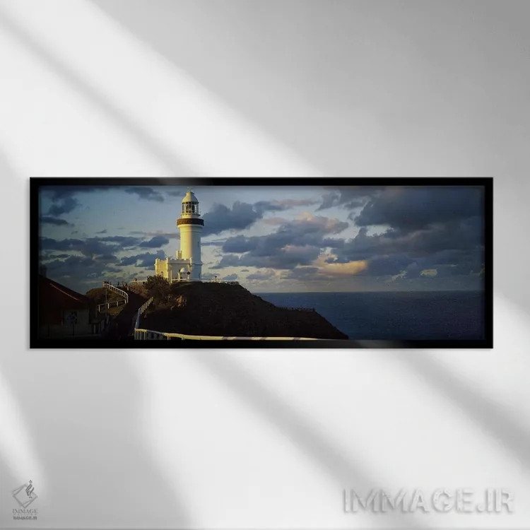 تابلو دکوراتیو Broyn Bay Light House, New South Wales, Australia,فانوس… اثر پانورامیک ایمجز - نمای قابدار مشکی