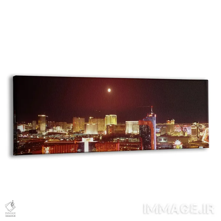 تابلو دکوراتیو Las Vegas, Nevada, USA #3,شهر نورانی در شب، لاس وگاس، ن… اثر پانورامیک ایمجز - نمای پرسپکتیو محصول