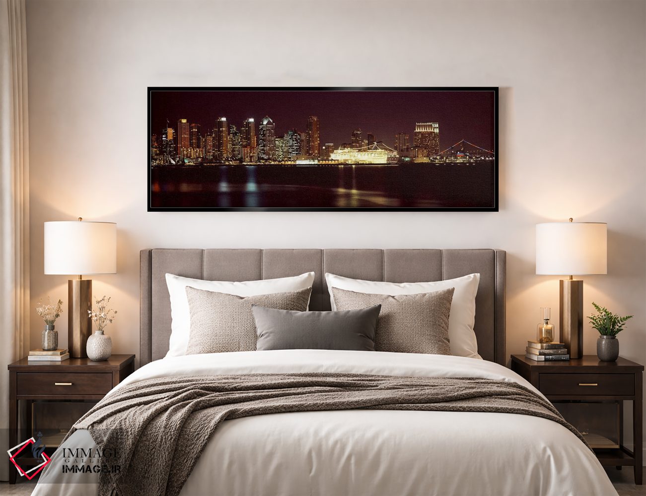 تابلو دکوراتیو San Diego, California, USA 2010 #4,ساختمان ها در کنار آ… اثر پانورامیک ایمجز - D4B