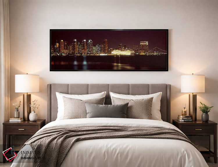 تابلو دکوراتیو San Diego, California, USA 2010 #4,ساختمان ها در کنار آ… اثر پانورامیک ایمجز - D4B