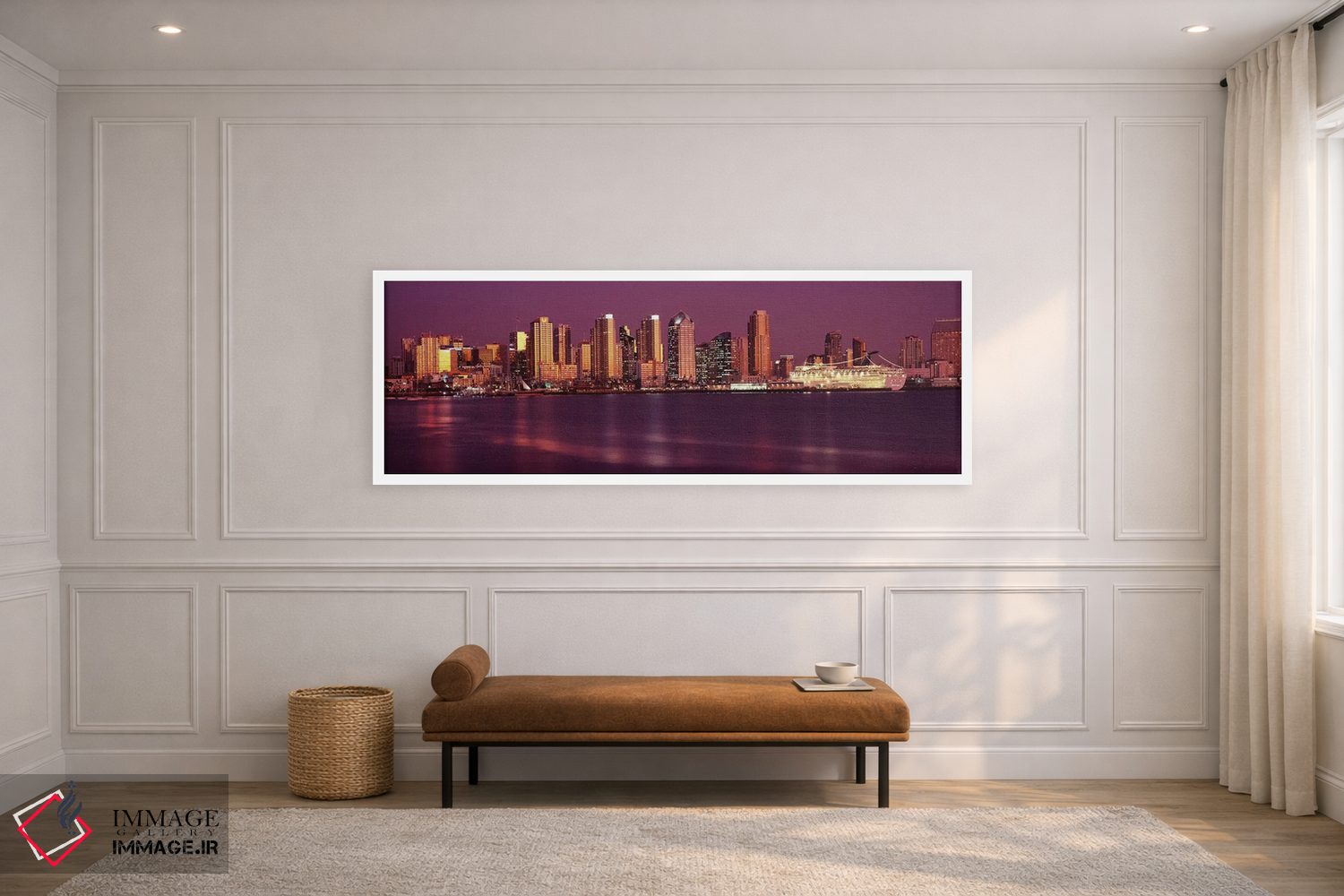 تابلو دکوراتیو San Diego, California, USA 2010 #5,ساختمان ها در کنار آ… اثر پانورامیک ایمجز - D1W