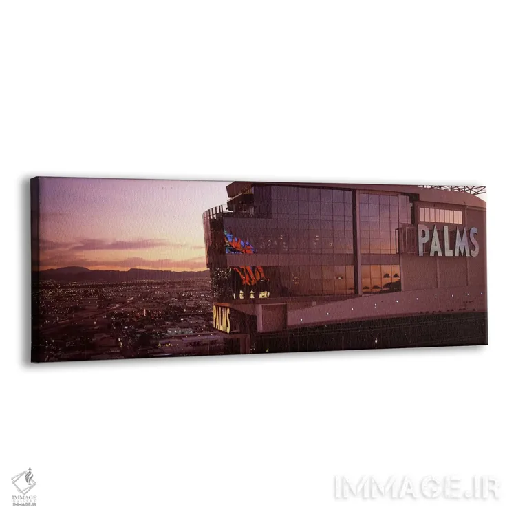 تابلو دکوراتیو Palms Casino Resort, Las Vegas, Nevada, USA,هتل نورانی… اثر پانورامیک ایمجز - نمای پرسپکتیو محصول