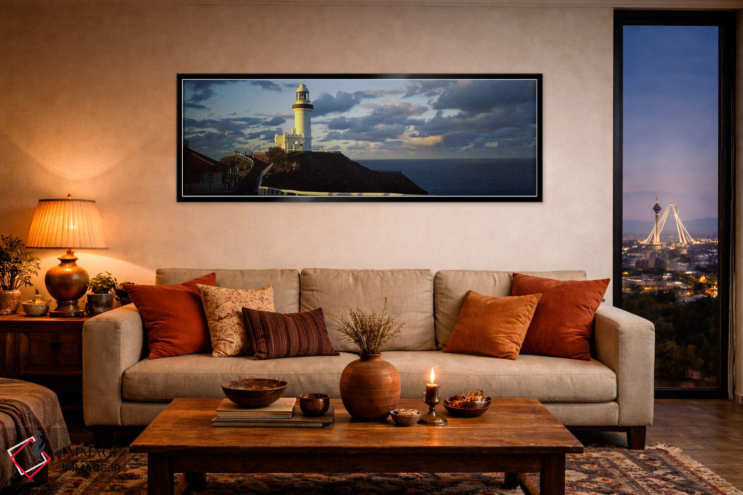 تابلو دکوراتیو Broyn Bay Light House, New South Wales, Australia,فانوس… اثر پانورامیک ایمجز - D6B