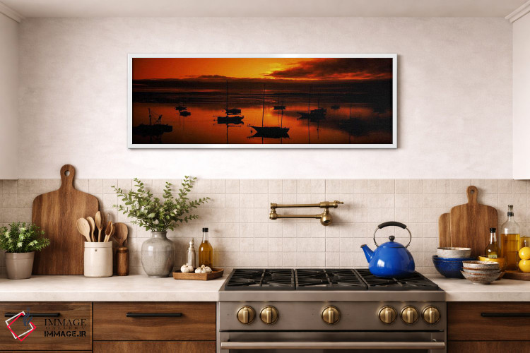 تابلو دکوراتیو Morro Bay, San Luis Obispo County, California, USA,قایق… اثر پانورامیک ایمجز - D1W