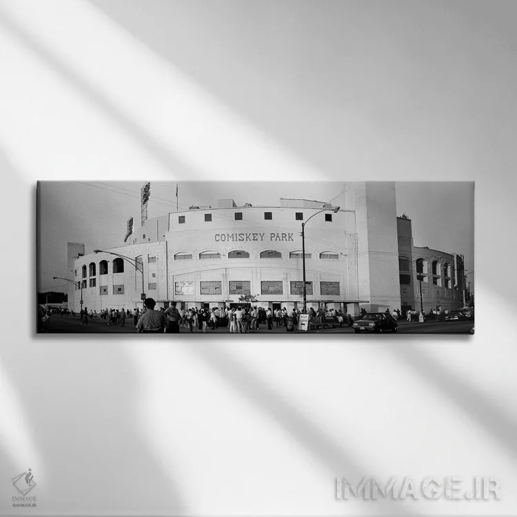 تابلو دکوراتیو old Comiskey Park, Chicago, Cook County, Illinois, USA… اثر پانورامیک ایمجز - نمای روبهرو روی دیوار