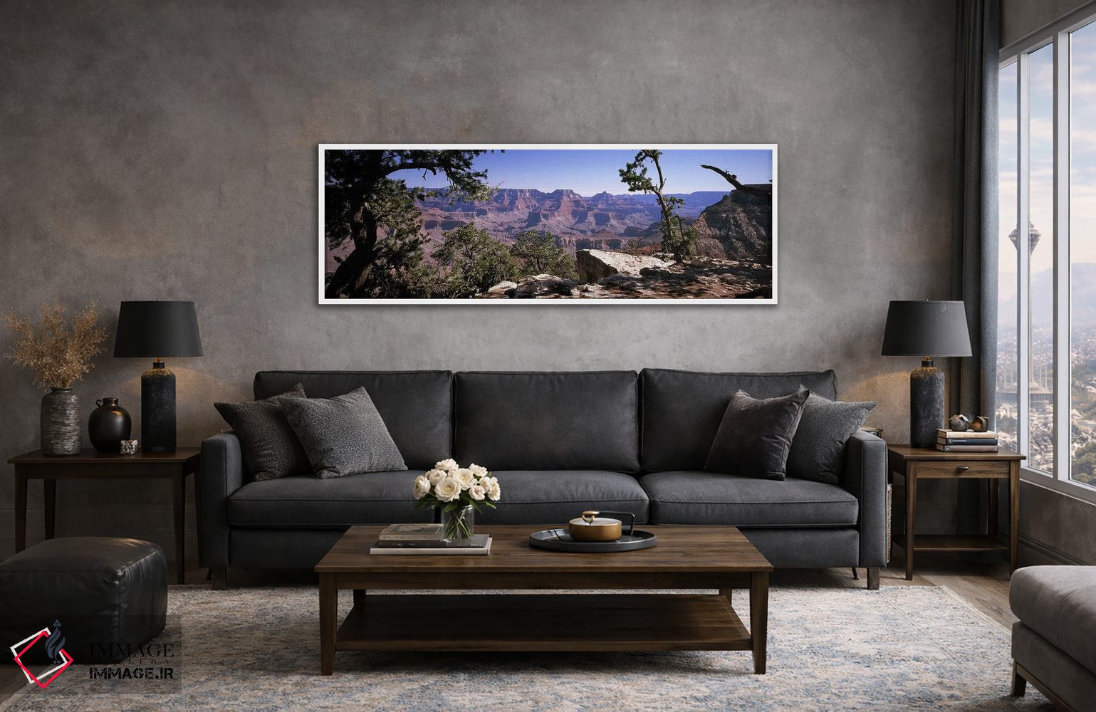 تابلو دکوراتیو Grand Canyon National Park, Arizona, USA,نمای لبه جنوبی… اثر پانورامیک ایمجز - D4W