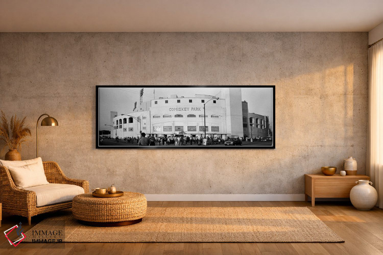 تابلو دکوراتیو old Comiskey Park, Chicago, Cook County, Illinois, USA… اثر پانورامیک ایمجز - D2B